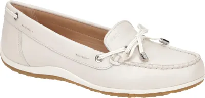Produktbild von Geox VEGA Damenschuhe - bequeme Slipper - Halbschuhe weiß Freizeit NEU