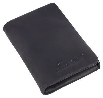 Produktbild von Benthill Kleiner Geldbeutel Leder | Mini Geldbörse Damen mit RFID Schutz | Portmonee mit 6 Kartenfächer | Mini-Börse aus Echtleder | Portemonnaie inkl. Geschenkbox