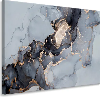 Obrázek produktu pro Obraz do obývacího pokoje Moderní mramorový styl Glamour Abstract 30x20cm