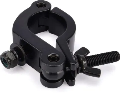 Produktbild von Riggatec Halbschelle - Halfcoupler Side Entry schwarz bis 300 kg (48-51mm)