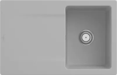 Produktbild von Villeroy & Boch Keramikspüle 333401SM, Siluet 45 Einbauspüle - inkl.