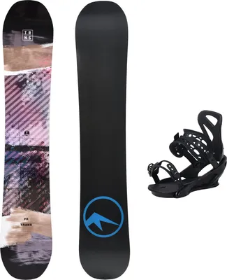 Produktbild von Trans Snowboard Set FR 157mw cm Schwarz + Sonic L Bindung