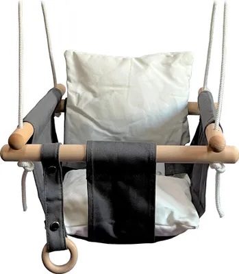Produktbild von 2Kids Toys Baby Textilschaukel 100% Baumwolle schwarz und weiß