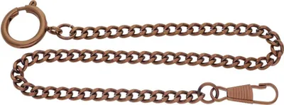 Produktbild von JuwelmaLux Taschenuhrkette Flachpanzer braun JL31-09-0021