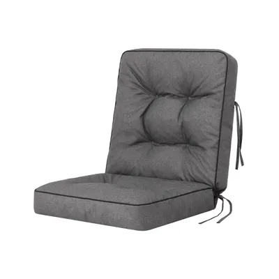 Zdjęcie produktu dla HOBBYGARDEN Poduszka na huśtawkę Venus Poduszka na ławkę Poduszka ogrodowa Poduszka na huśtawkę Poduszki na ławkę Poduszki Hollywood Swing Swing Bench Dark Grey 60 cm