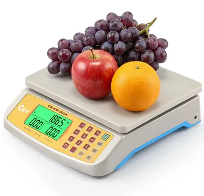 Lebensmittelwaage 30 kg/1 g, LCD, kg/lb/oz, Doppelstrom