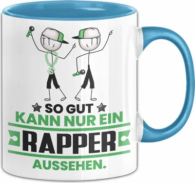 Produktbild von Rapper Geschenk Tasse So Gut Kann Nur Ein Rapper Aussehen Geschenkidee Kaffee-Becher (Blau)