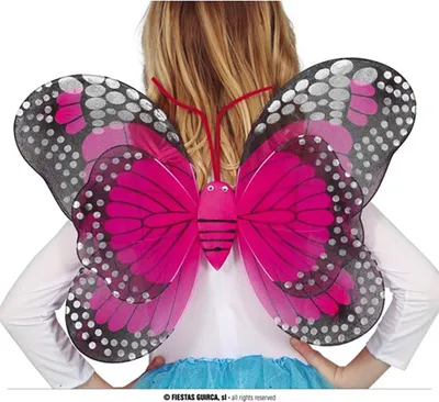 Obrázek produktu pro Elegantní motýlí křídla přírodní motiv karneval 50x37cm
