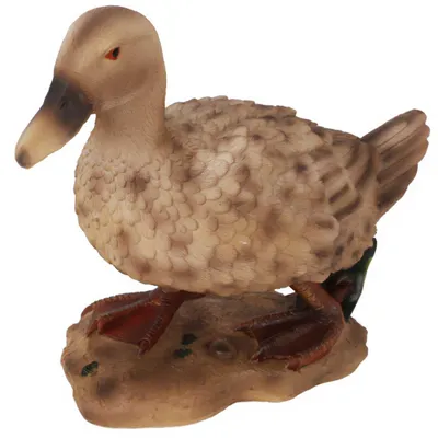 Produktbild von Dekorative Gartenfigur Entenpaar aus Polyresin, pflegeleicht, 21 x 11,5 x 26,5 cm