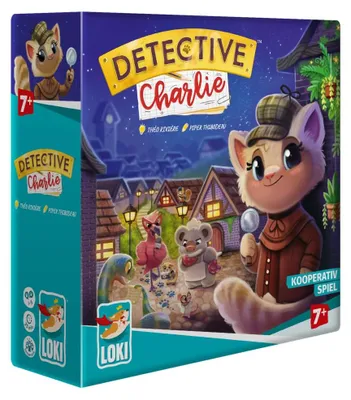 Produktbild von 517822 - Detective Charlie, Kartenspiel, 1-5 Spieler, ab 7 Jahren (DE-Ausgabe)