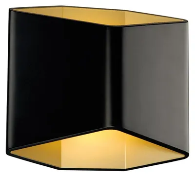 Image de Cariso LED Applique murale 16,4 cm noir/laiton dimmable
