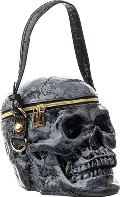 Produktbild von Magic Bags Tasche Umhängetasche "Totenkopf"  grau