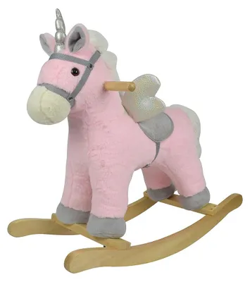 Produktbild von Chipolino Schaukeltier Einhorn Sound, weiches Plüsch, ab 18 Monaten, Haltegriffe