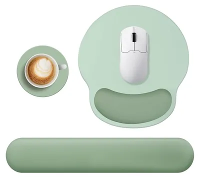 Zdjęcie produktu dla Podkładka pod mysz z podparciem dla nadgarstka, ergonomiczna podkładka zapewniająca komfort pracy