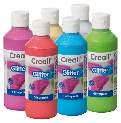 Image de Peinture pailletée Creall, 6x250ml