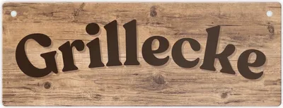 Produktbild von Grillecke Metallschild