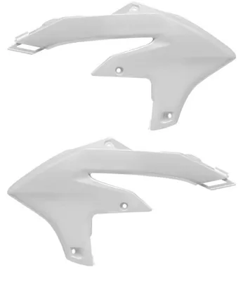 Immagine prodotto di Coppia convogliatori radiatore POLISPORT bianco per YAMAHA WR/YZ F 250-450 F