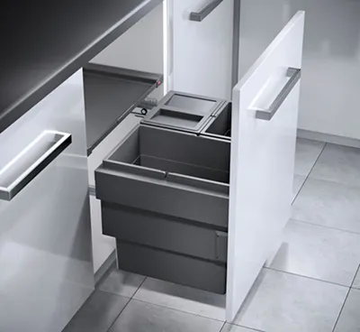 Image de Collecteur de déchets Hailo 3608631 CS Slide Cargo Synchro 54 litres