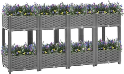 Obrázek produktu pro vidaXL Hochbeet 160x40x71 cm Polypropylen