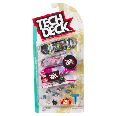 Obrázek produktu pro Tech Deck Sada 4 Kusů Fingerboard Shame 9,6 Cm