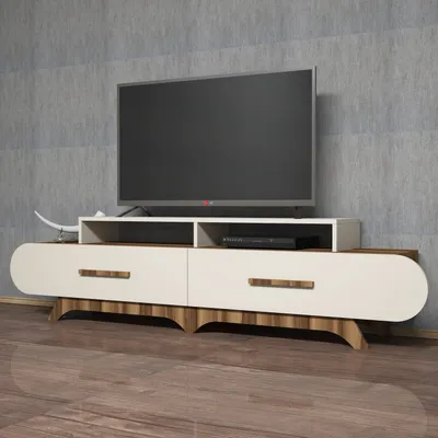 Obrázok produktu pre Skye Decor, TV stolík/skrinka - Florian (orech + krémová)