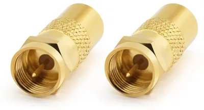 Produktbild von conecto Antennen-Adapter, F-Stecker auf IEC-Stecker, Adapter zum Verbinden von I