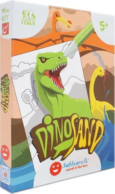 Immagine prodotto di Set per disegni con la sabbia Sabbiarelli Mini Dinosauri: giocattolo creativo per disegni con la sabbia