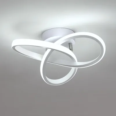 Productafbeelding van Osairous LED plafondlamp, 22W, 2500 lumen, 6500K, diameter 25 cm – Koel wit licht (6500K)