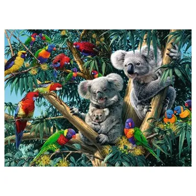 Immagine prodotto di Ravensburger Puzzle 500 p - Koala sull'albero