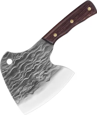 Produktbild von Schwer geschmiedetes Metzgermesser das etwas andere Hackbeil und Knochenmesser Kohlenstoffstahl