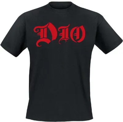 Produktbild von Dio T-Shirt Herren Logo schwarz Band-Merch, Bands 100% Baumwolle XL