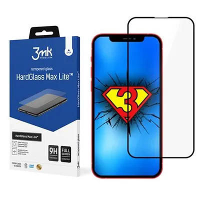 Obrázok produktu pre Kaitseklaas 3MK iPhone 13/13 Pro/14 HG Max Lite, must