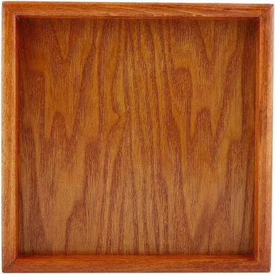 Produktbild von Famanu Servierbrett Handgefertigt aus massivem Holz - 20 x 20 cm
