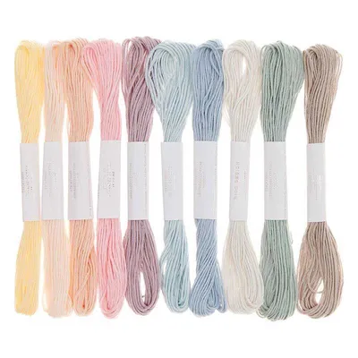 Produktbild von Rico Design Stickgarnset, 10-teilig Pastell