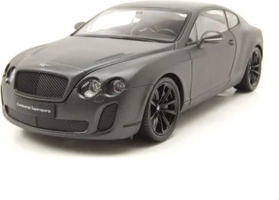 Produktbild von Welly 18038 Bentley Continental Supersports 2009 grau metallic 1:18