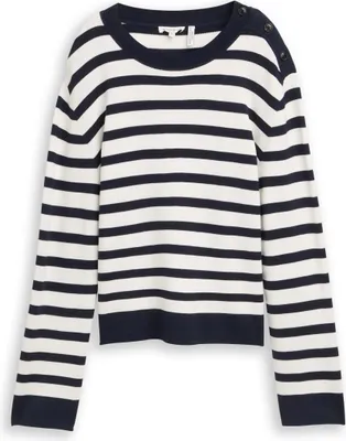 Produktbild von Strickpullover mit Streifenmuster