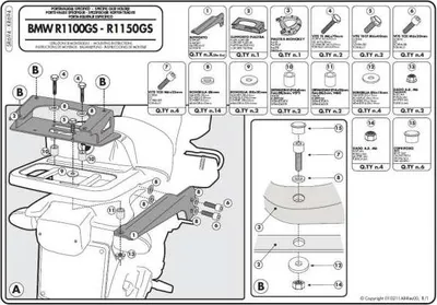 Obrázek produktu pro Kappa Topcasetraeger Kappa Bmw R1150Gs 94-03