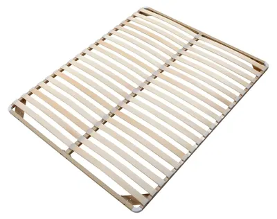 Produktbild von Lattenrahmen zur Montage, 140 x 190 cm, 2 x 19 Latten - ohne Füße, Beige