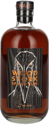 Produktbild von Wood Stork Spiced Rum aus dem Schwarzwald, 40% Vol. 0,5 l