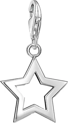 Produktbild von Thomas Sabo 0857-001-12 Charm-Anhänger Stern Sterling-Silber