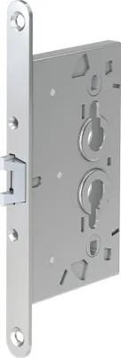 Image de Serrure à mortaiser ES 983 pour cylindre profilé DIN des deux côtés (65mm x 72m x 235) Têtière : 20mm - ronde