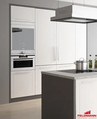 Produktbild von Küchenblock Küchen Set 4-teilig lava / weiß matt Neu