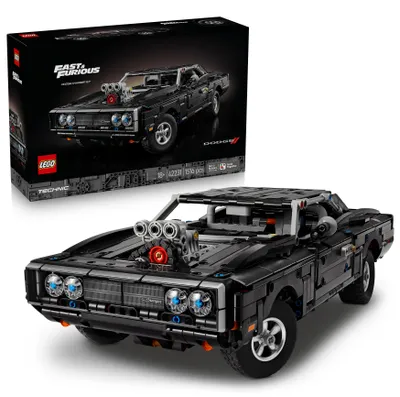 Produktbild von LEGO Technic Fast and Furious Dodge Charger R/T Auto - Modellbau Auto für Erwachsene - Sammlerset mit V8 Motor und Federung - Nostalgisches Geschenk für Filmfans - 42231