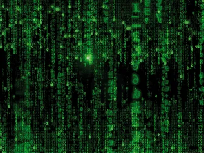 Obrázek produktu pro Matrix Art Print Image - Matrix Code, Green Rain (60 x 80 cm)