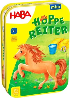 Produktbild von HABA Mitbringspiel Wettlaufspiel Hoppe Reiter mini 1307352001