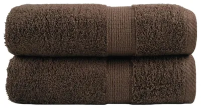 Immagine prodotto di vidaXL Asciugamani Premium SOLUND, 2 pezzi, marroni, 30x30 cm, 600 g/m²