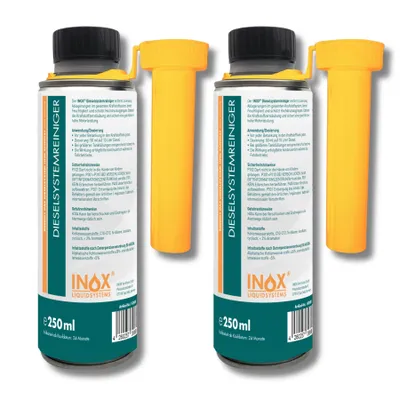 Produktbild von INOX® Diesel System Reiniger Additiv 2x 250ml Systemreiniger Zusatz Dieselzusatz