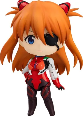 Produktbild von Rebuild of Evangelion Nendoroid Actionfigur Asuka Shikinami Langley im Plugsuit (Ver. 10 cm, Re-Run)