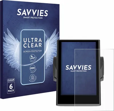 Produktbild von 6x Für Bafang DP C18 Schutzfolie Savvies Displayschutz Display Schutz Folie Klar Transparent