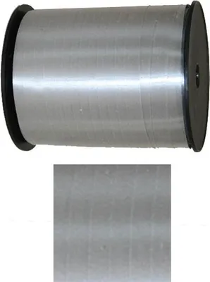 Produktbild von 250m Silberfarbenes Geschenkband 10mm